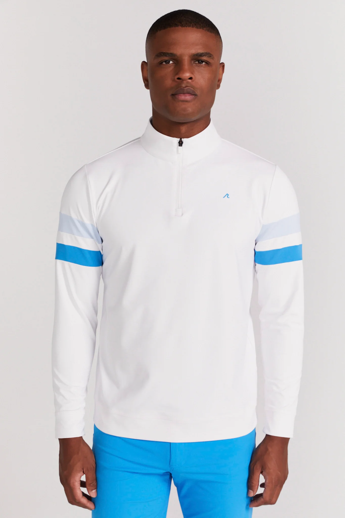Wilson Quarter Zip in Bright White