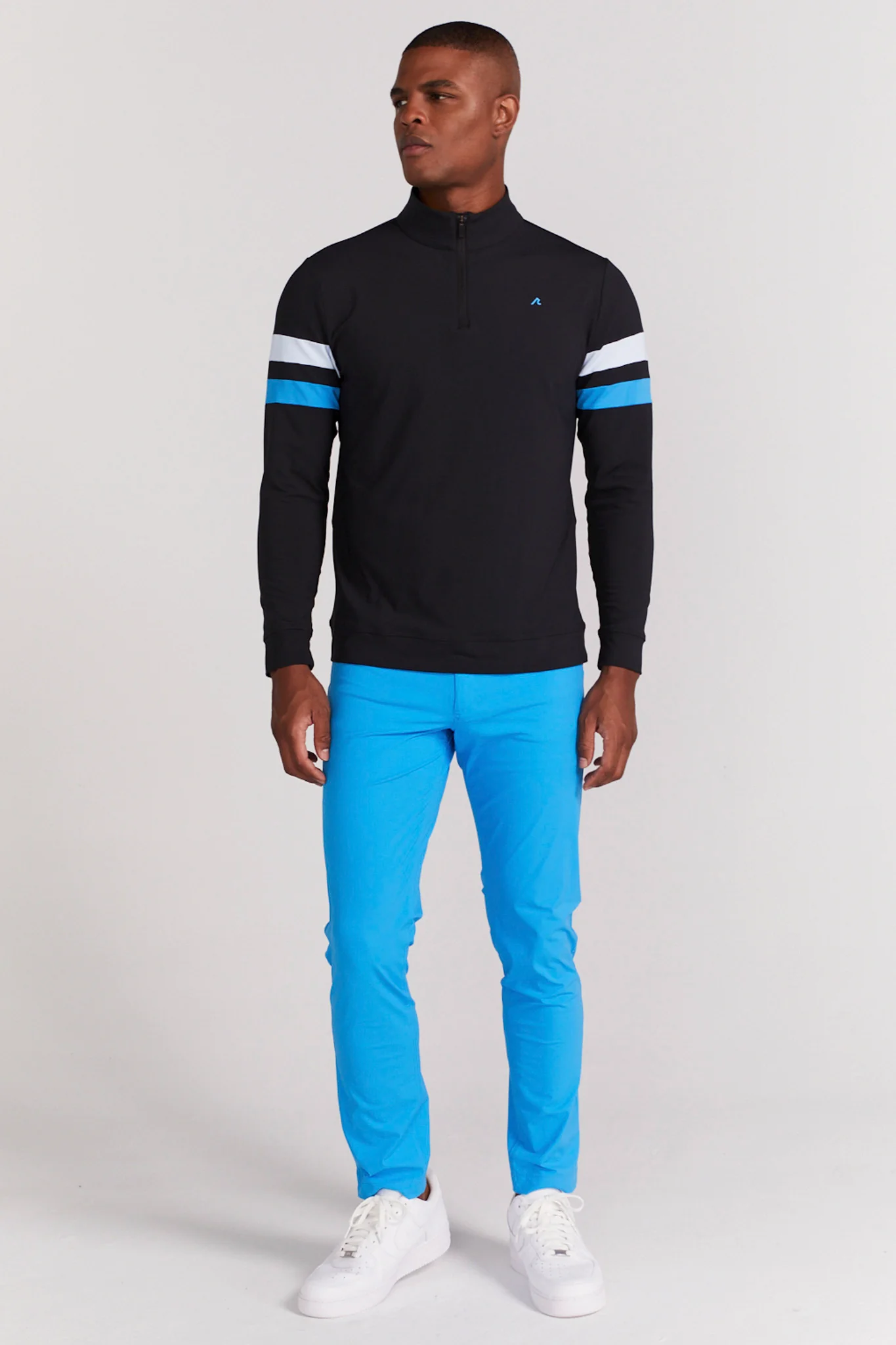 Wilson Quarter Zip in Tuxedo - Image 2