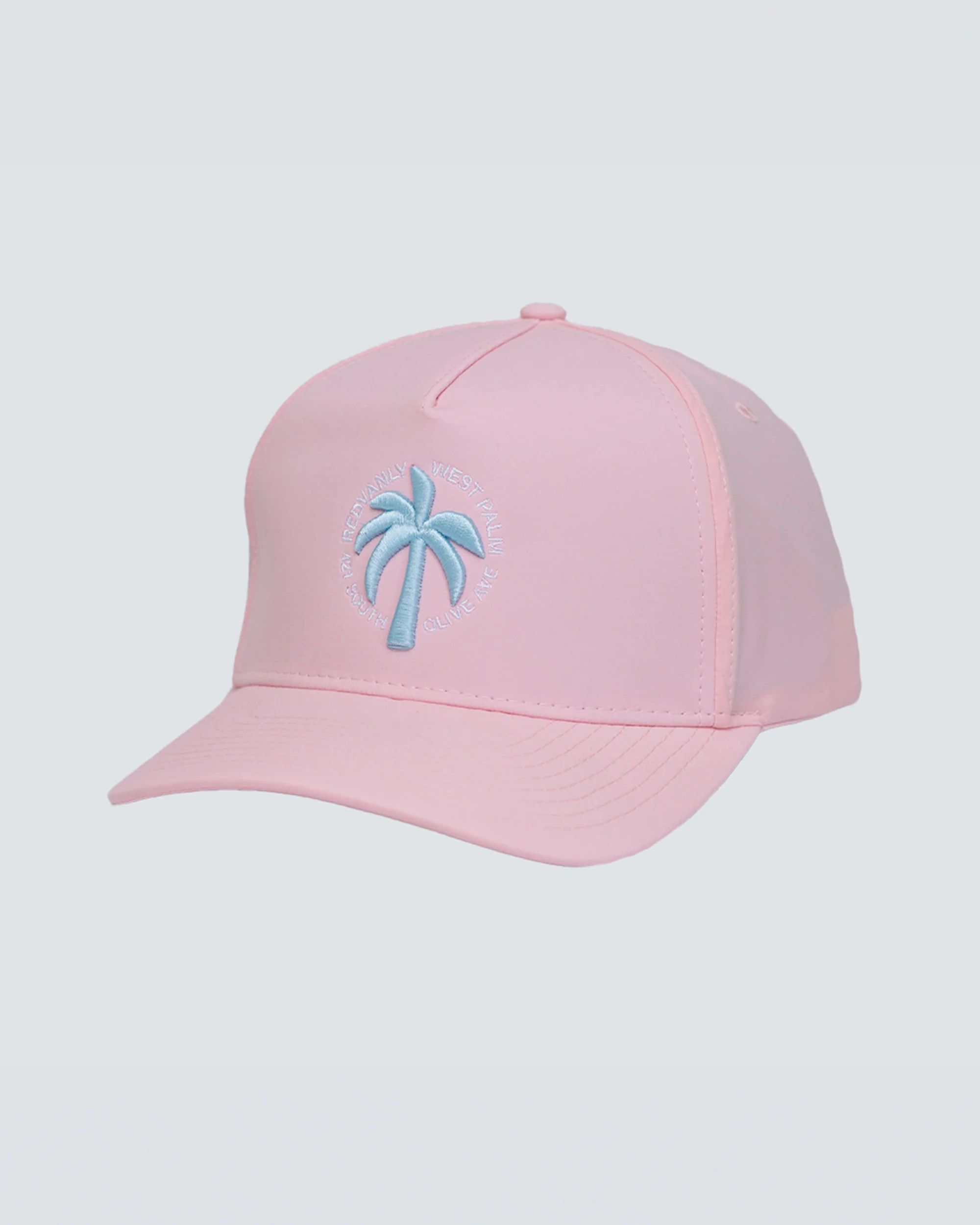 West Palm Badge Hat in Petal Pink