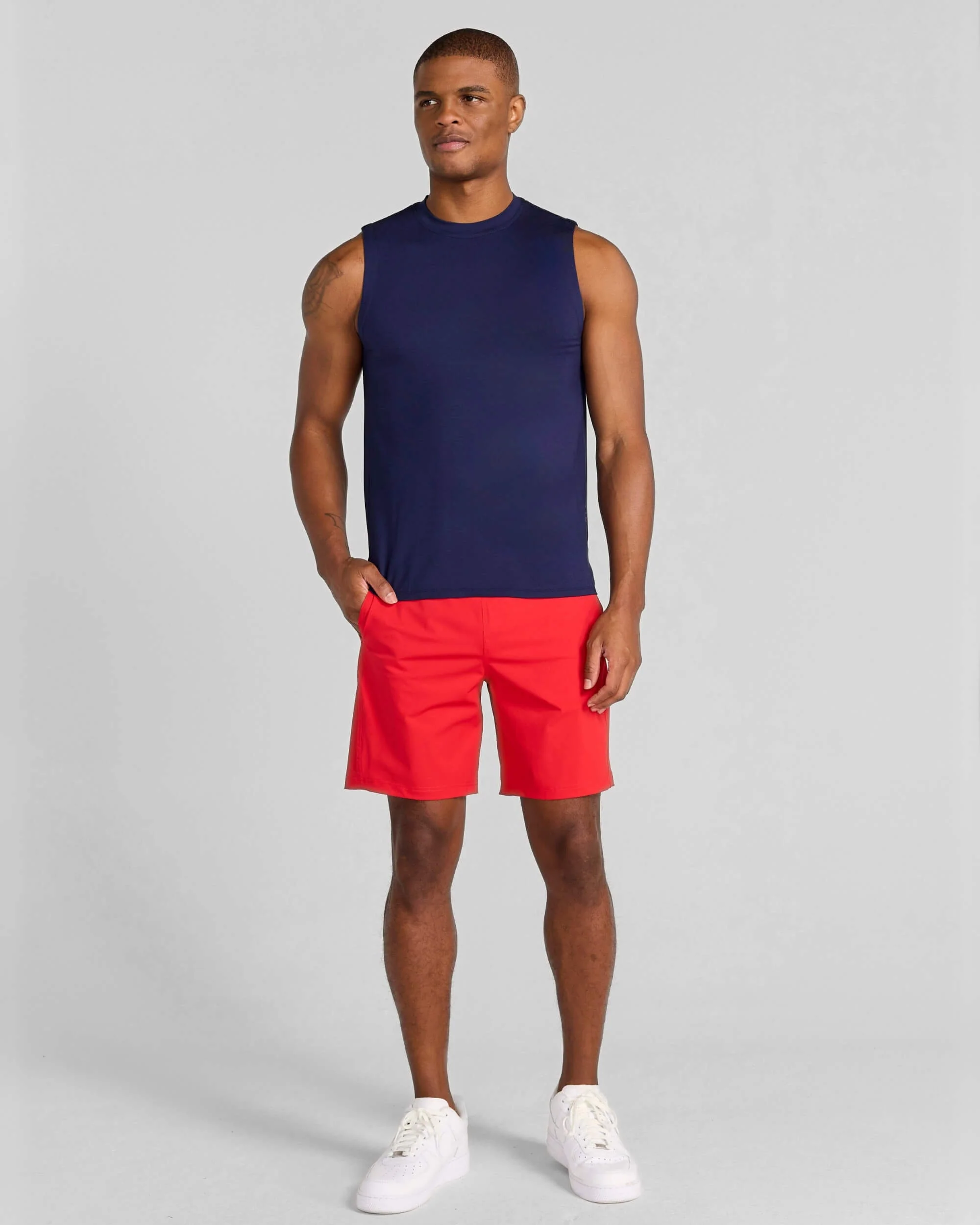 York Tank in Midnight Navy - Image 2