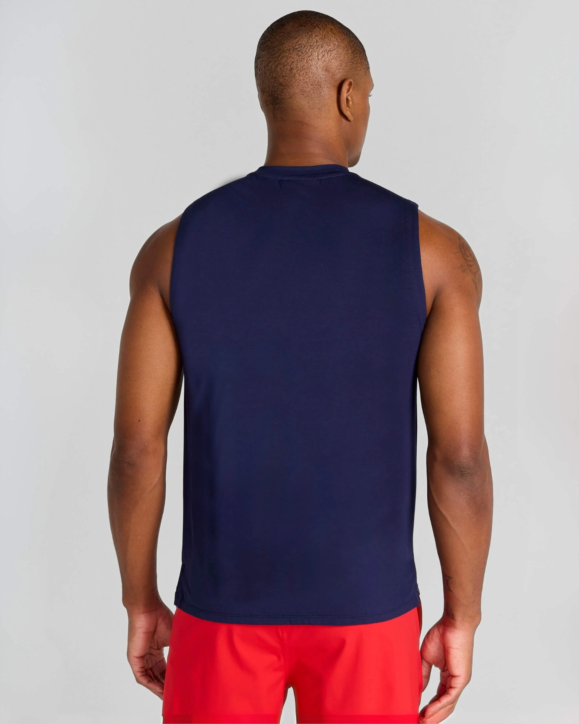 York Tank in Midnight Navy - Image 4